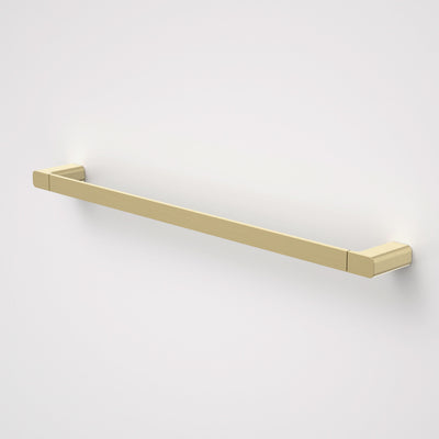 Caroma Luna Single Towel Rail 630mm, Brushed Brass
