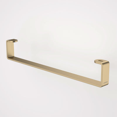 Caroma Urbane II Hand Wall Basin Integrated Rail, Brushed Brass