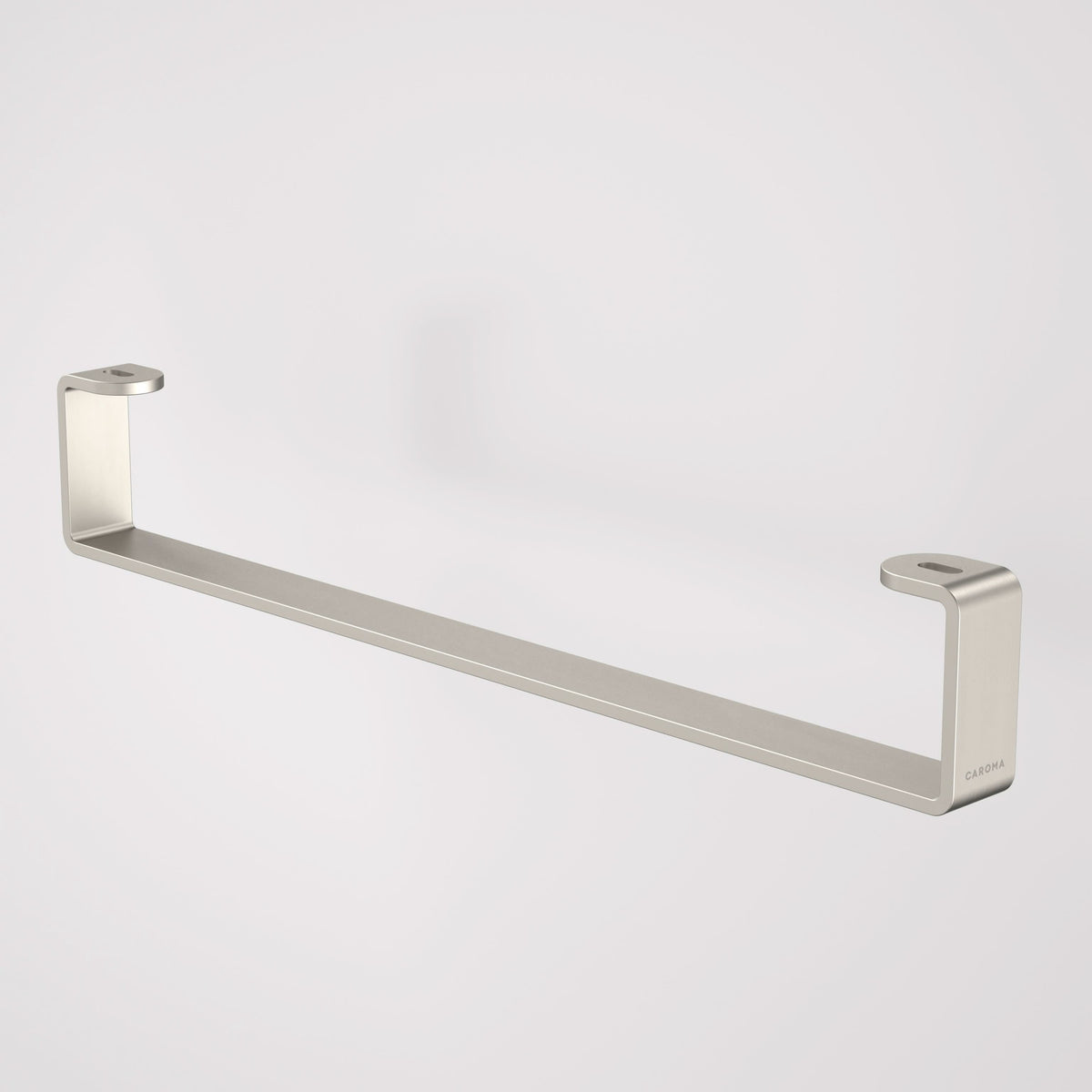 Caroma Urbane II Hand Wall Basin Integrated Rail, Brushed Nickel