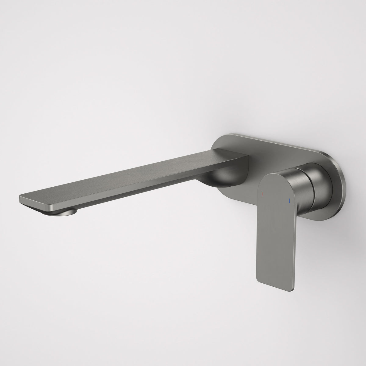 Caroma Urbane II 220mm Wall Basin / Bath Mixer - Round Cover Plate - Sales Kit - Lead Free, Gunmetal