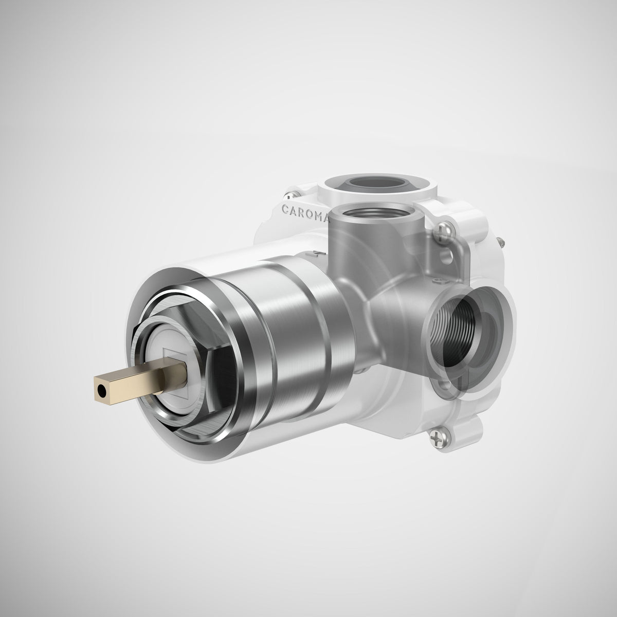 Caroma EasySwitch Universal Bath / Shower Mixer Inwall Body, Stainless Steel