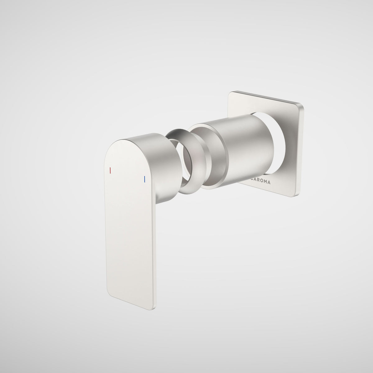 Caroma Urbane II Bath / Shower Trim Kit - Square Cover Plate, Brushed Nickel