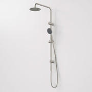 Caroma Urbane II Rail Shower with 200mm Overhead, Brushed Nickel
