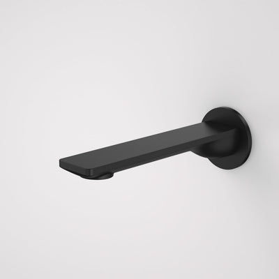 Caroma Urbane II 180mm Basin / Bath Outlet - Round Cover Plate, Matte Black