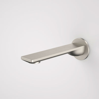 Caroma Urbane II 180mm Basin / Bath Outlet - Round Cover Plate, Brushed Nickel