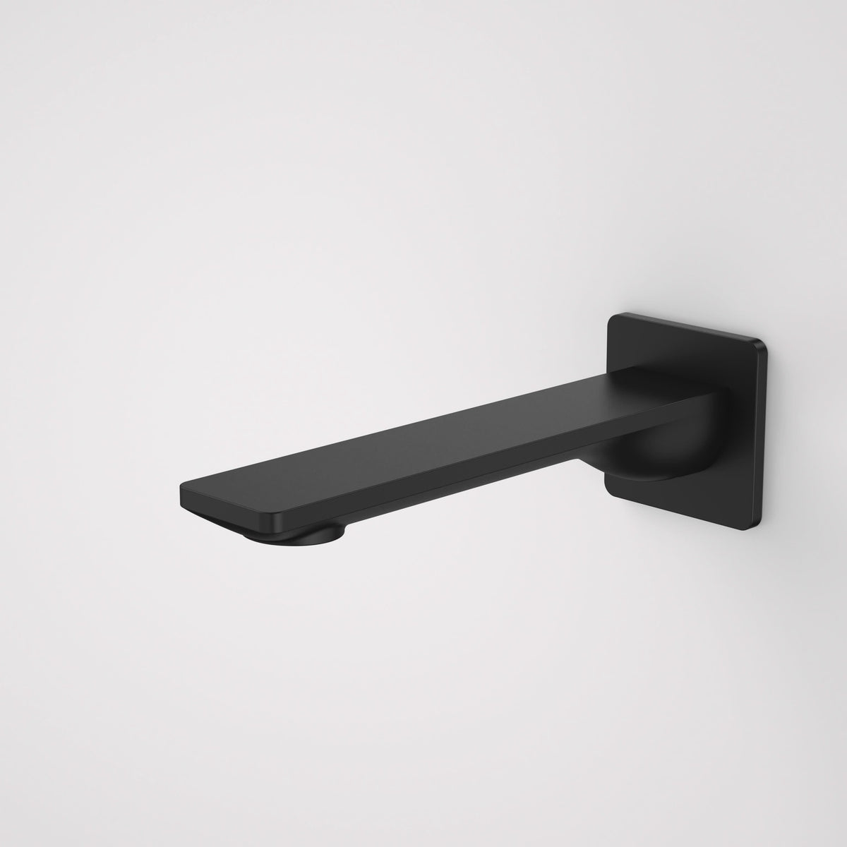 Caroma Urbane II 180mm Basin / Bath Outlet - Square Cover Plate, Matte Black