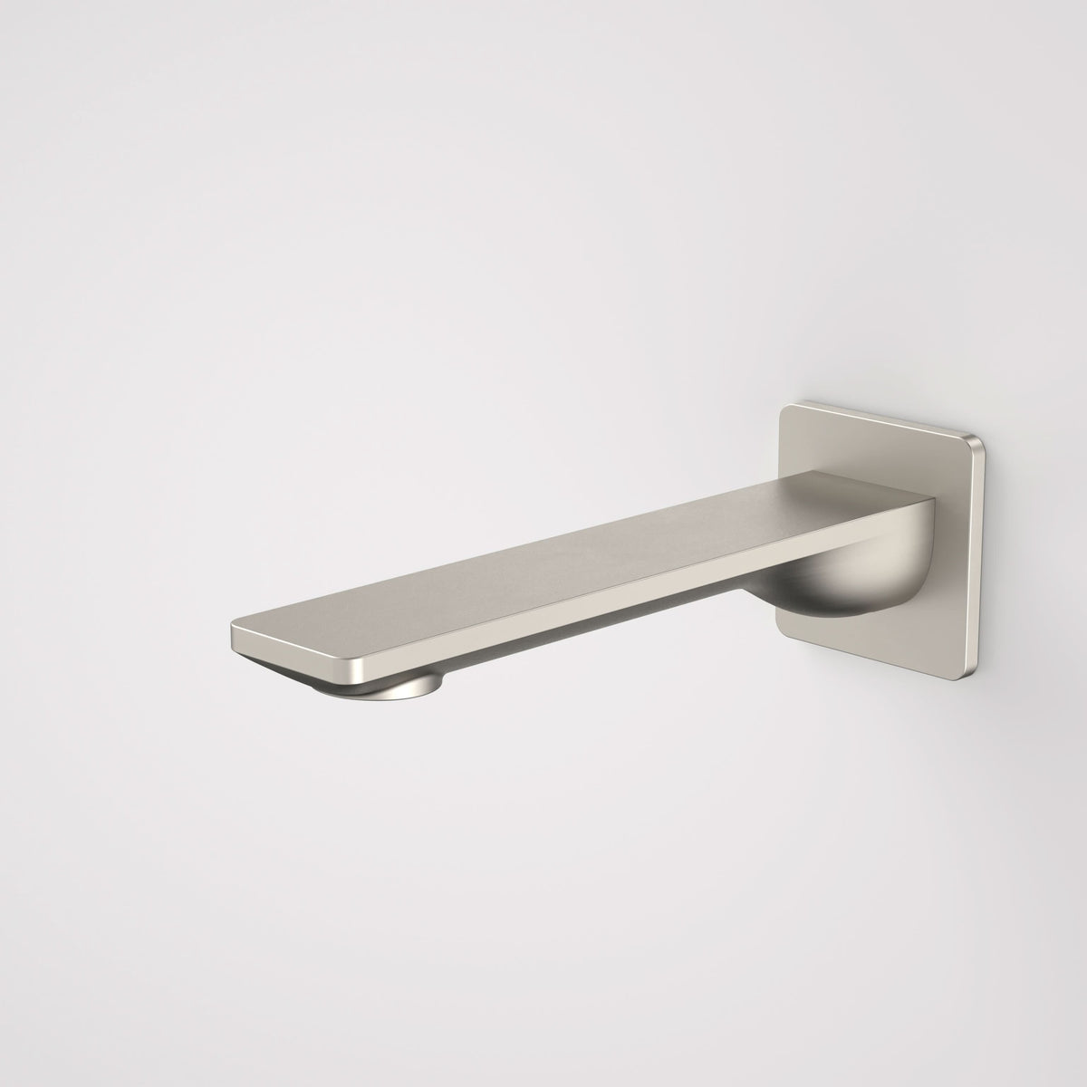 Caroma Urbane II 180mm Basin / Bath Outlet - Square Cover Plate, Brushed Nickel