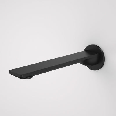 Caroma Urbane II 220mm Basin / Bath Outlet - Round Cover Plate, Matte Black