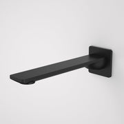Caroma Urbane II 220mm Basin / Bath Outlet - Square Cover Plate, Matte Black