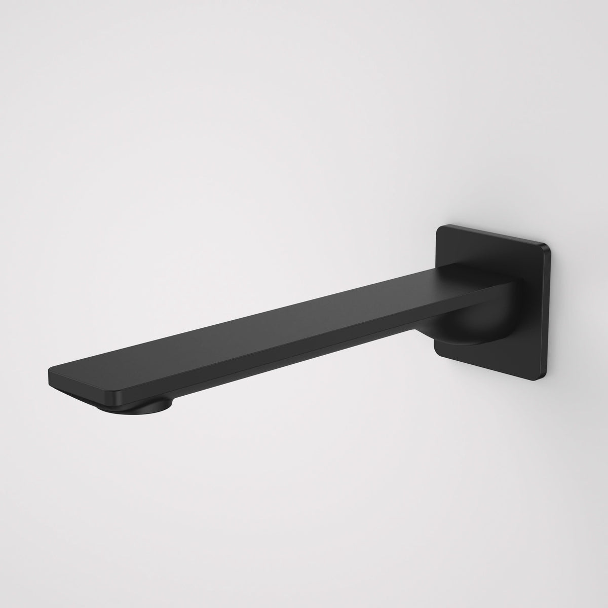 Caroma Urbane II 220mm Basin / Bath Outlet - Square Cover Plate, Matte Black