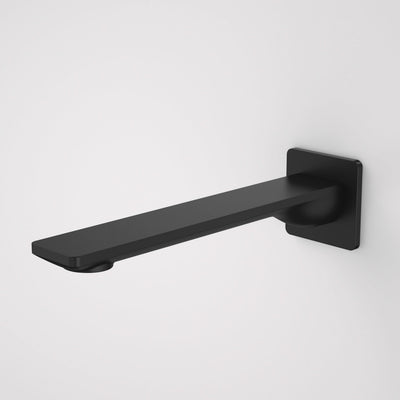 Caroma Urbane II 220mm Basin / Bath Outlet - Square Cover Plate, Matte Black