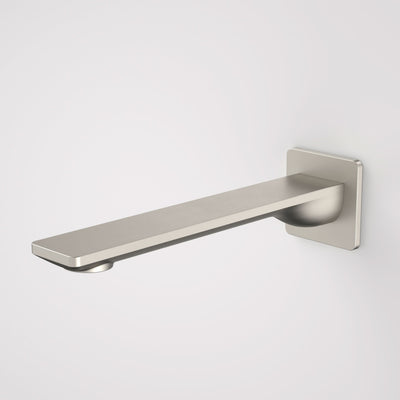 Caroma Urbane II 220mm Basin / Bath Outlet - Square Cover Plate, Brushed Nickel