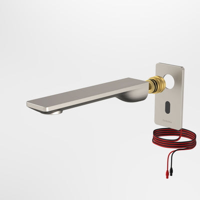 Caroma Urbane II Sensor 180mm Wall Outlet Tap - Trim Only, Brushed Nickel