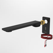 Caroma Urbane II Sensor 220mm Wall Outlet Tap - Trim Only, Black