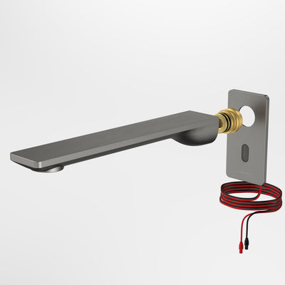 Caroma Urbane II Sensor 220mm Wall Outlet Tap - Trim Only, Gun Metal Grey