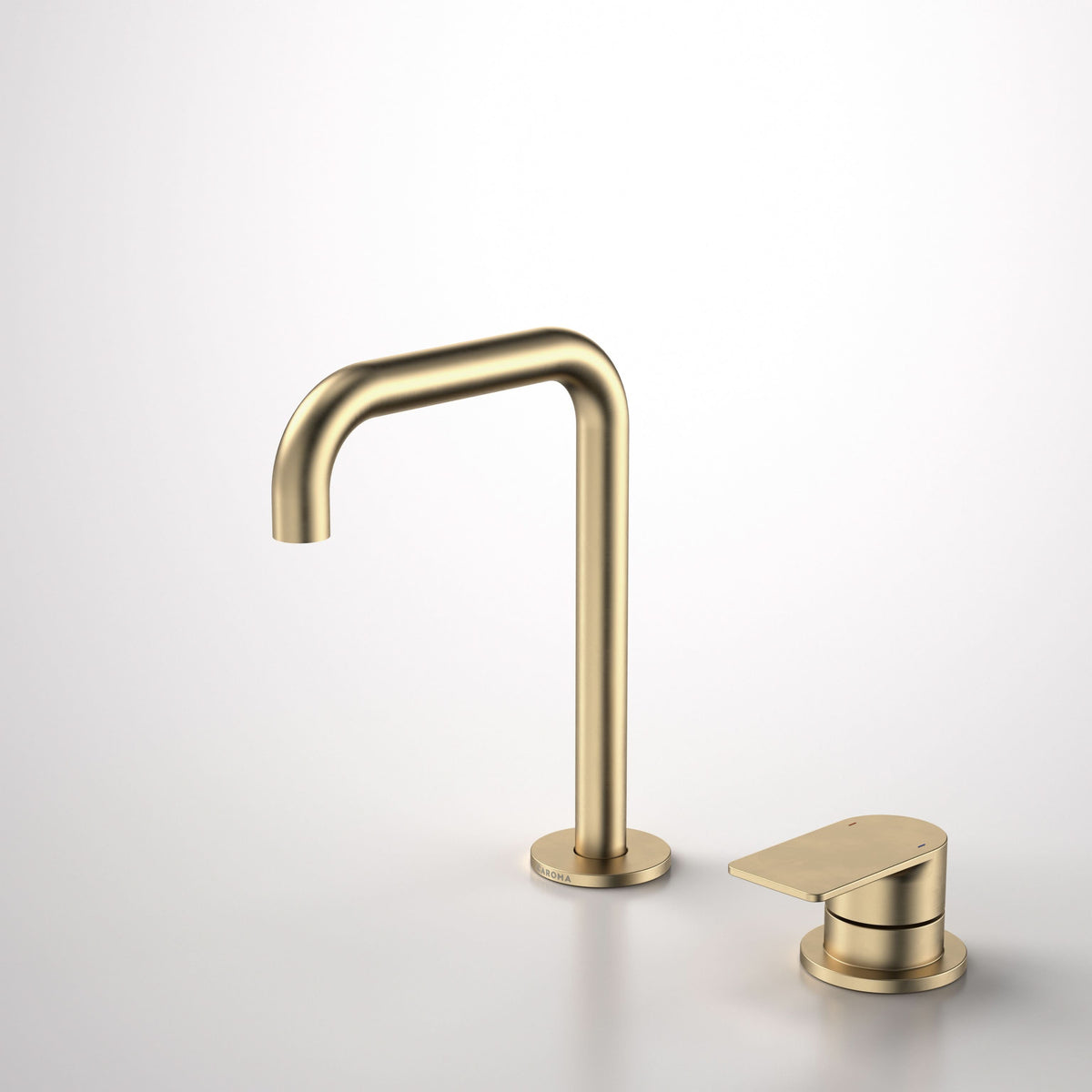 Caroma Urbane II Hob Basin Mixer Set 150mm - Brushed Brass - Lead Free, Brushed Brass