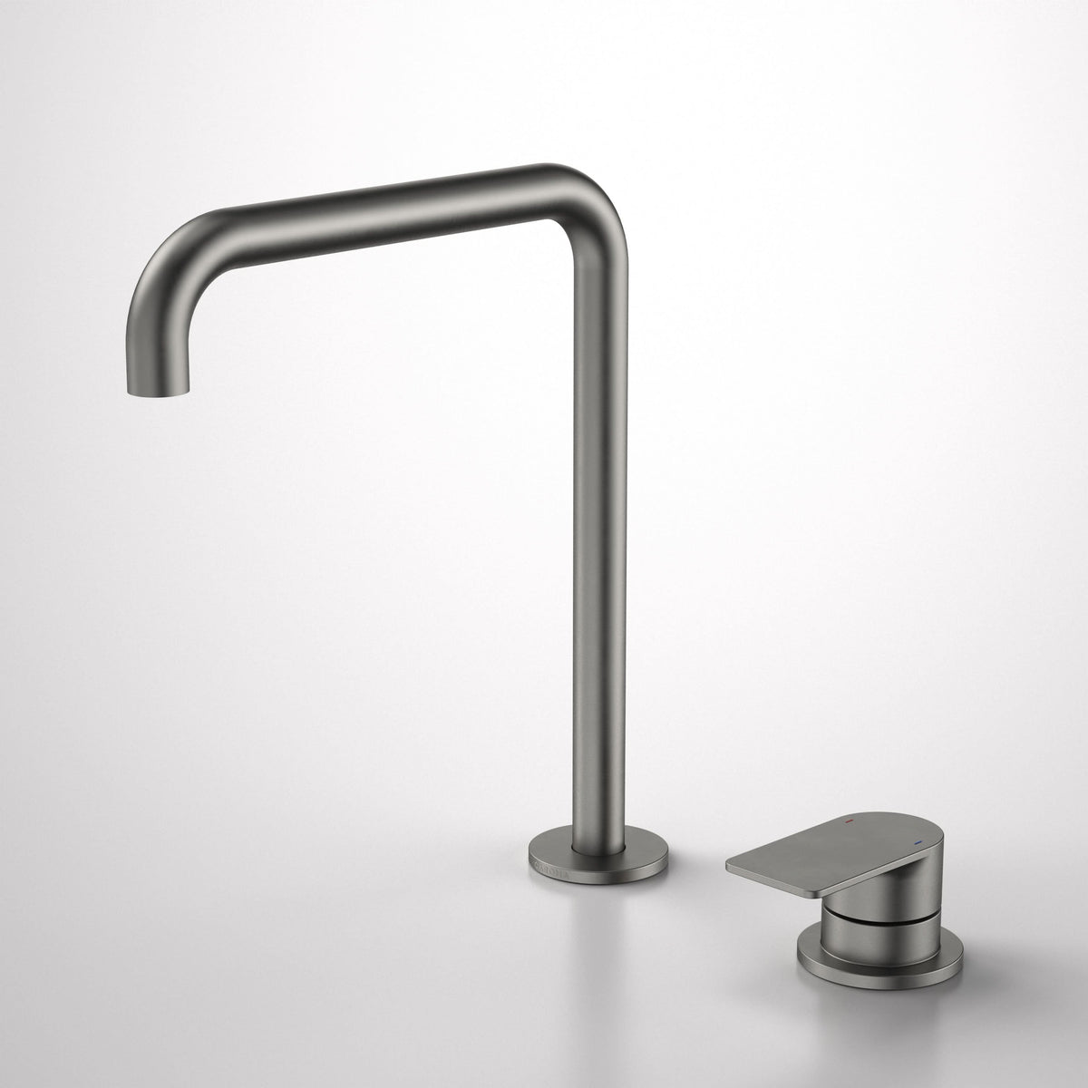 Caroma Urbane II Hob Basin/Sink Mixer Set 210mm - Gunmetal - Lead Free, Gun Metal Grey
