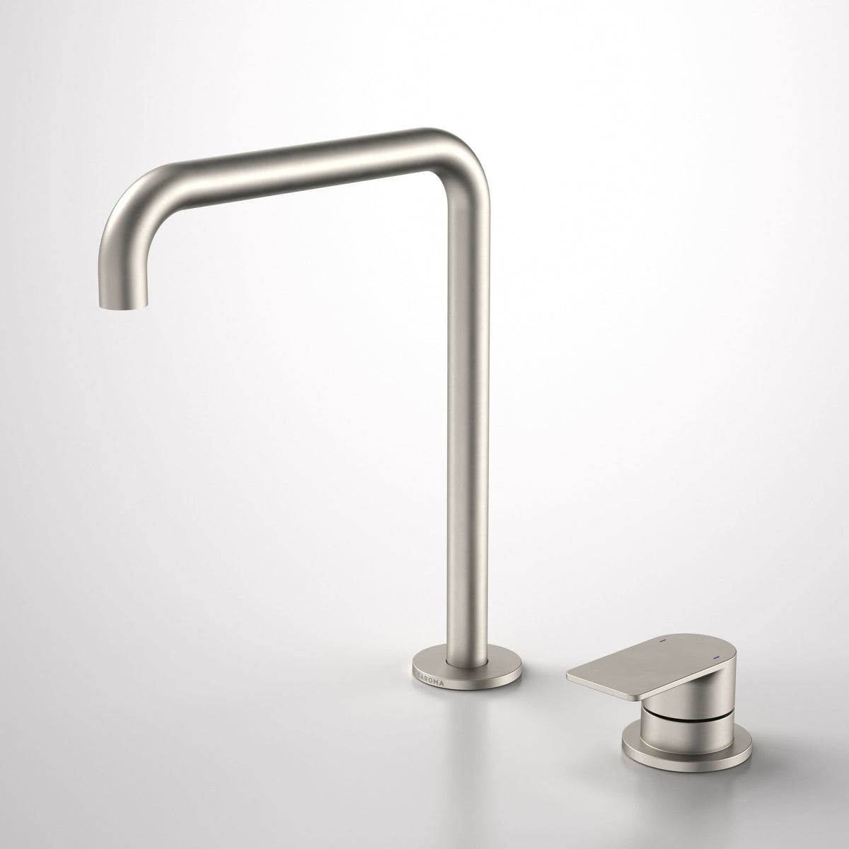 Caroma Urbane II Hob Basin/Sink Mixer Set 210mm - Brushed Nickel - Lead Free, Brushed Nickel