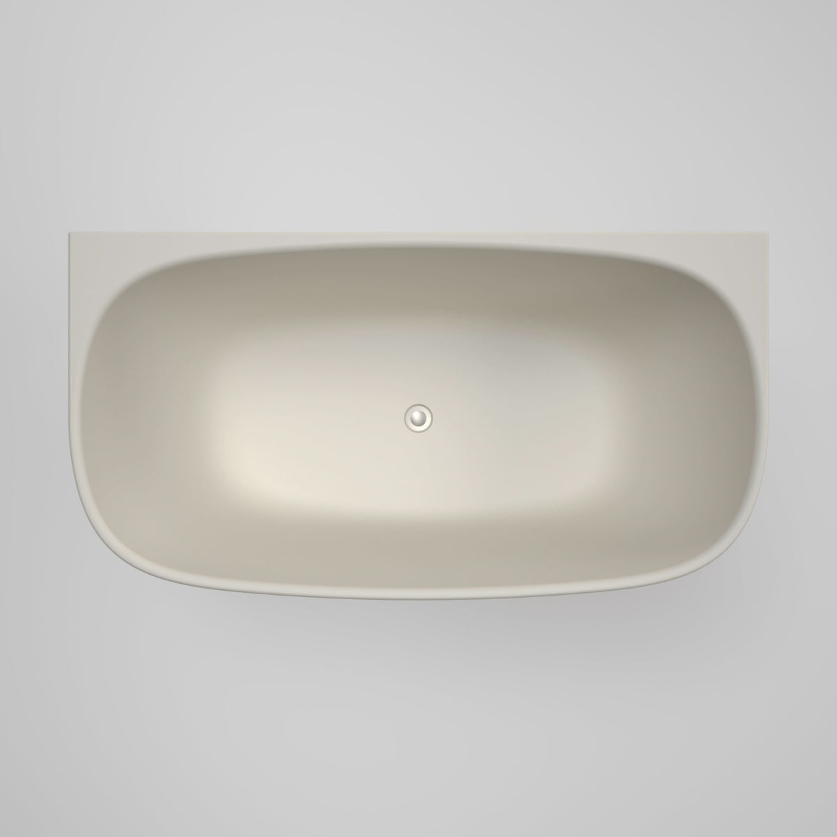 Caroma Contura II 1500mm Back to Wall Freestanding Bath, Matte Clay