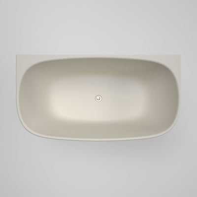 Caroma Contura II 1500mm Back to Wall Freestanding Bath, Matte Clay