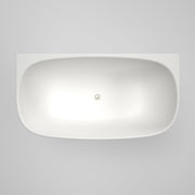 Caroma Contura II 1500mm Back to Wall Freestanding Bath, Matte White