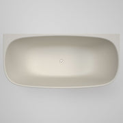 Caroma Contura II 1700mm Back to Wall Freestanding Bath, Matte Clay