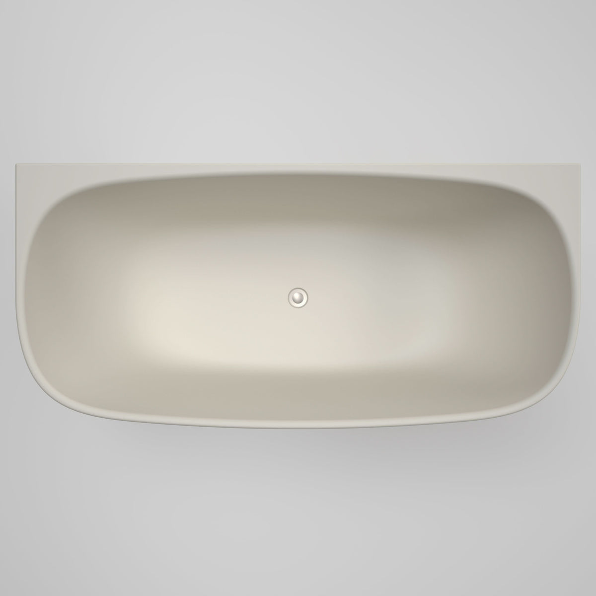 Caroma Contura II 1700mm Back to Wall Freestanding Bath, Matte Clay