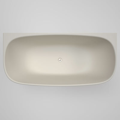 Caroma Contura II 1700mm Back to Wall Freestanding Bath, Matte Clay