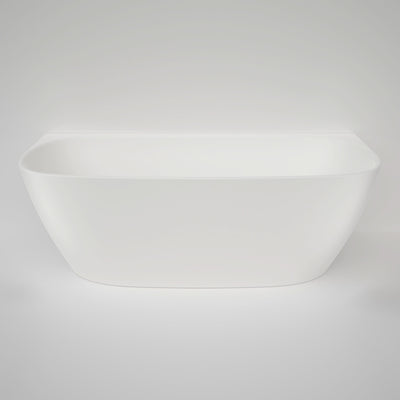 Caroma Contura II 1700mm Back to Wall Freestanding Bath, Matte White