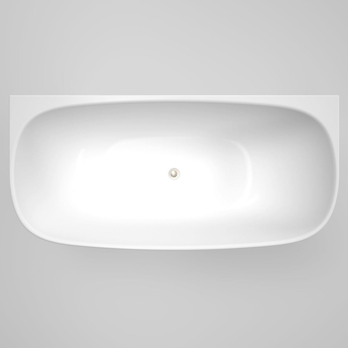 Caroma Contura II 1700mm Back to Wall Freestanding Bath, White