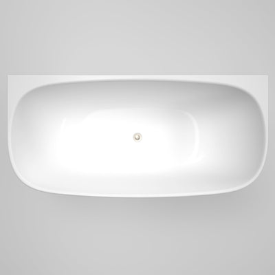 Caroma Contura II 1700mm Back to Wall Freestanding Bath, White