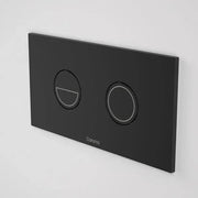 Caroma Invisi Series II Round Dual Flush Plate & Buttons (Metal) | Matte Black