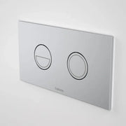 Caroma Invisi Series II Round Dual Flush Plate & Buttons (Metal) | Satin