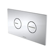 Caroma Invisi Series II Round Dual Flush Plate & Buttons (Plastic) | Chrome