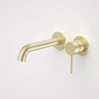 Caroma Liano II 175mm Wall Basin/Bath Mixer | Brushed Brass
