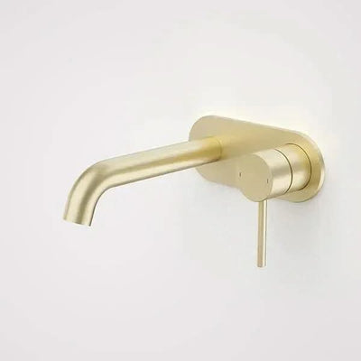 Caroma Liano II 175mm Wall Basin/Bath Mixer | Brushed Brass