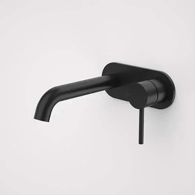 Caroma Liano II 175mm Wall Basin/Bath Mixer | Matte Black