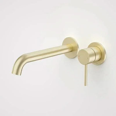 Caroma Liano II 210mm Wall Basin/Bath Mixer | Brushed Brass
