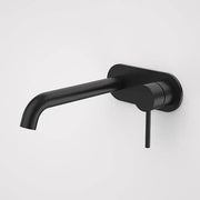 Caroma Liano II 210mm Wall Basin/Bath Mixer | Matte Black