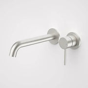 Caroma Liano II 210mm Wall Basin/Bath Mixer | Brushed Nickel
