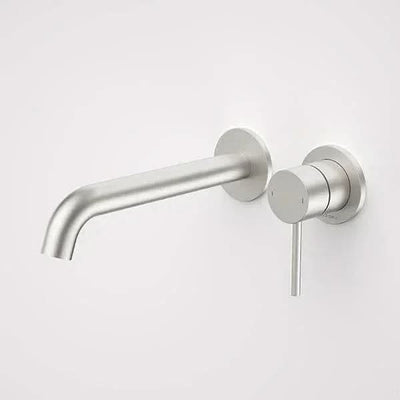 Caroma Liano II 210mm Wall Basin/Bath Mixer | Brushed Nickel