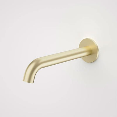 Caroma Liano II 210mm Basin / Bath Outlet - Round, Brushed Brass