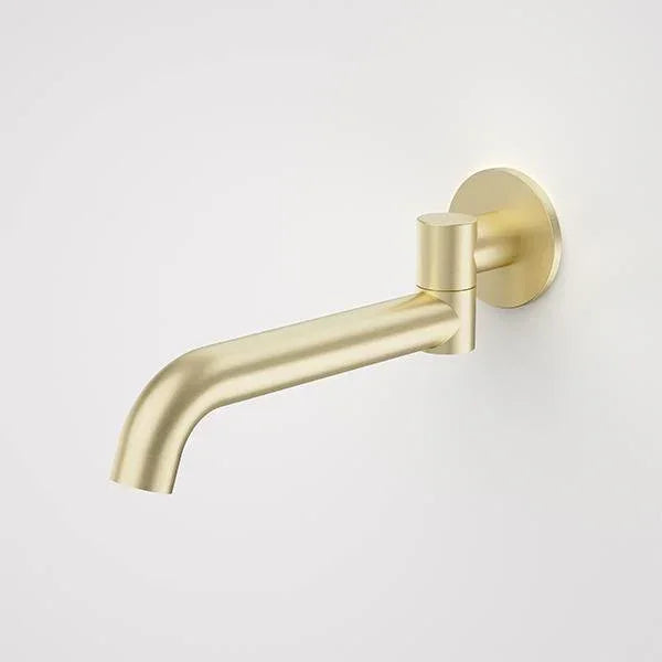 Caroma Liano II 220mm Wall Basin/Bath Swivel Outlet | Brushed Brass