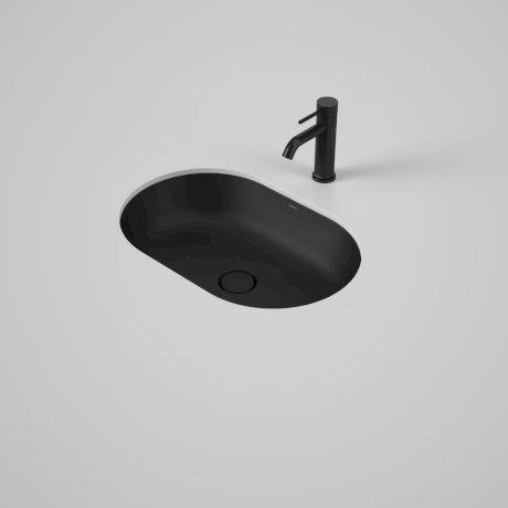 Caroma Liano II Pill 580mm Under/Over Counter Basin | Matte Black