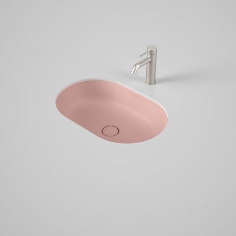 Caroma Liano II Pill 580mm Under/Over Counter Basin | Matte Pink