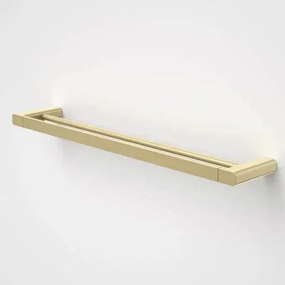 Caroma Luna Double Towel Rail 630mm, Brushed Brass