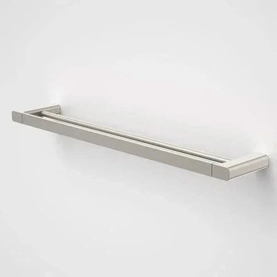 Caroma Luna Double Towel Rail 630mm, Brushed Nickel
