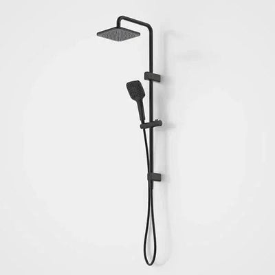 Caroma Luna Multifunction Rail Shower with Overhead, Satin Black