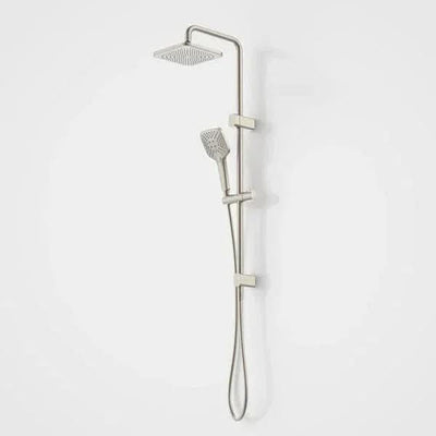 Caroma Luna Multifunction Rail Shower with Overhead, Brushed Nickel