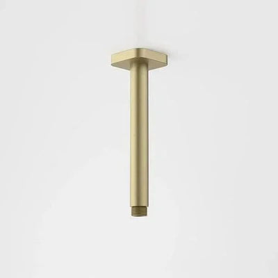 Caroma Luna Straight Arm Square Flange 210 Brushed Brass